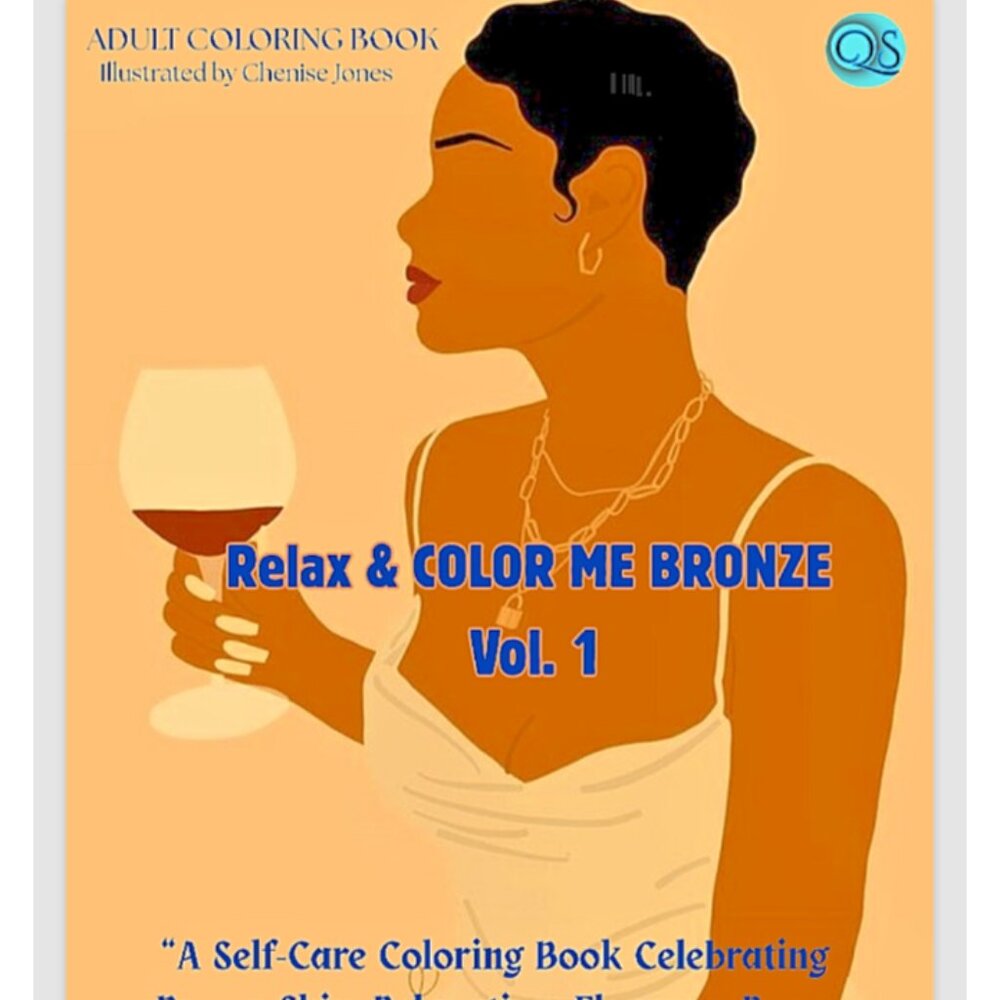 COLORING BOOK FOR ADULTS-COLOR ME BRONZE VOL.1 MATTED PAPERBACK